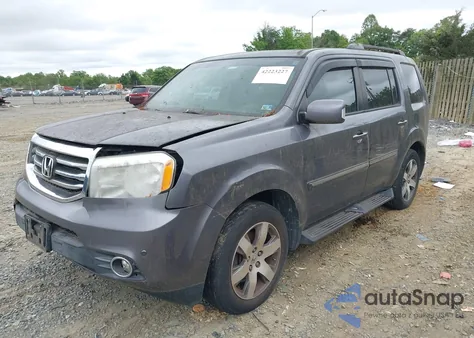 2015 Honda Pilot Touring from USA, damaged, VIN 5FNYF4H98FB069587